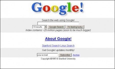 Google na početku Google na početku